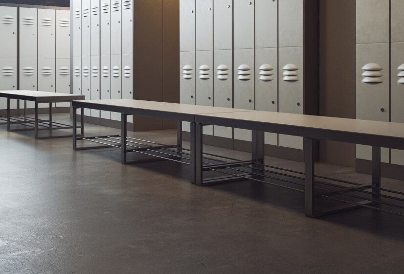 Panchine per spogliatoi